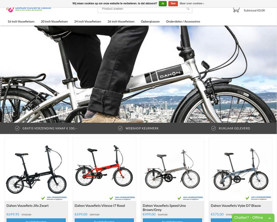 Dahon-vouwfietsen.nl