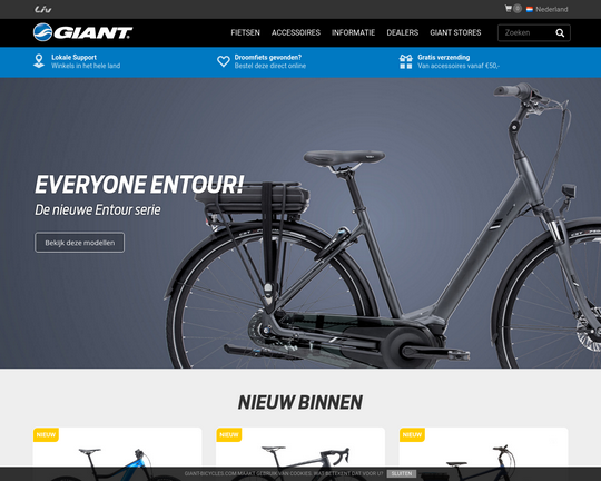 Giant-bicycles.com/nl Logo