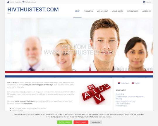 Hivthuistest.com Logo