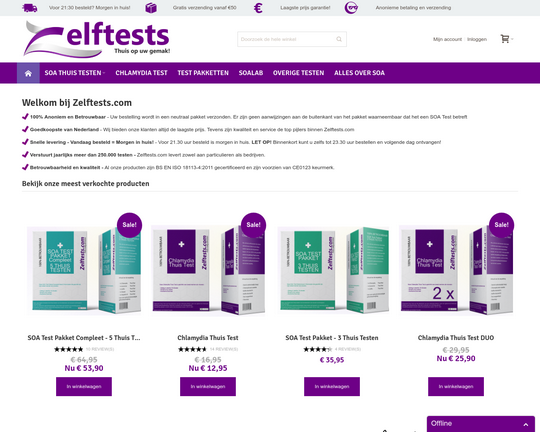 Zelftests.com Logo