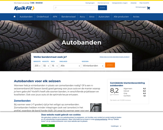 Autobanden kopen? Vergelijk alle - Websitesvergelijken.com