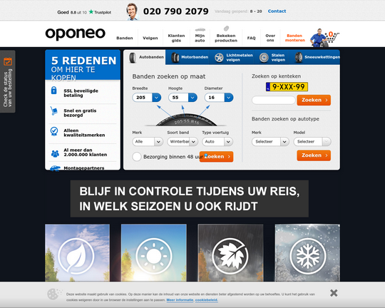verslag doen van Gevoelig voor Volg ons Oponeo.nl - Websitesvergelijken.com
