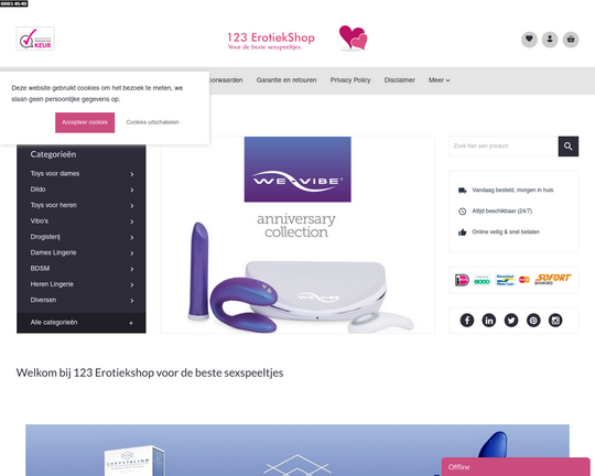 123erotiekshop.nl Logo