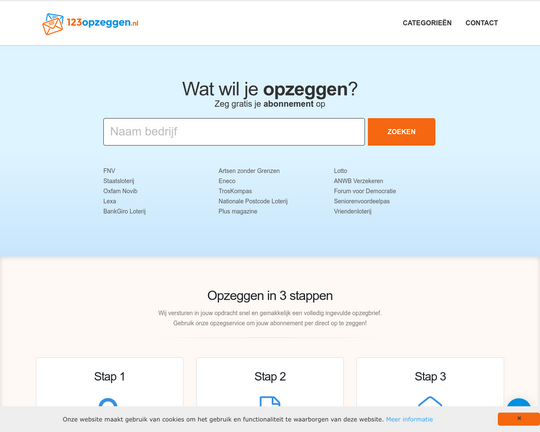 123opzeggen.nl Logo