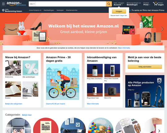 Amazon.nl Logo