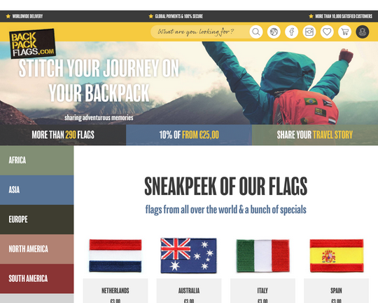 Backpackflags.com Logo