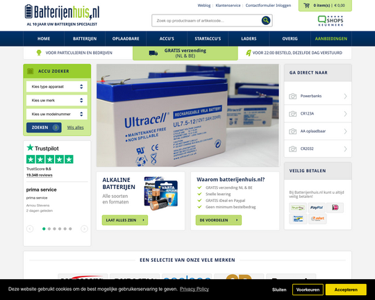 Batterijenhuis.nl Logo