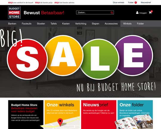 Budgethomestore.nl Logo