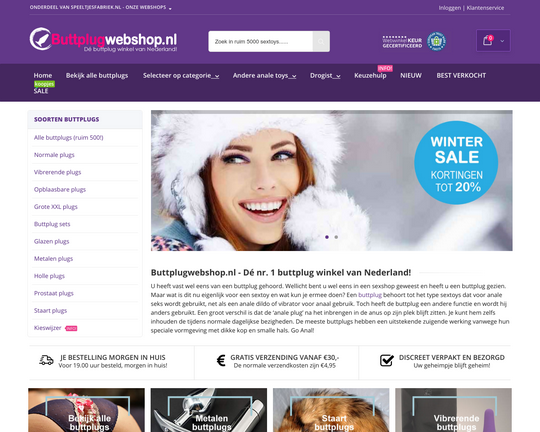 Buttplugwebshop.nl Logo
