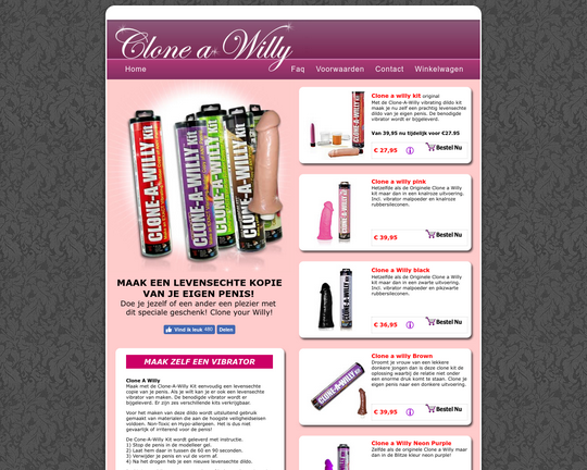 Clone-a-willy.nl Logo