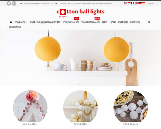 Cottonballlights.com Logo