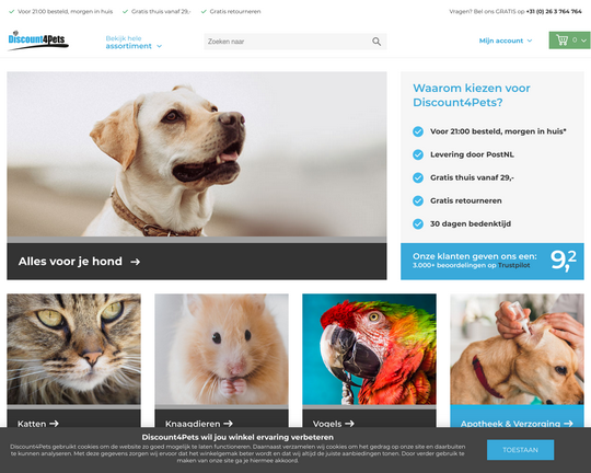 Discount4pets.nl Logo