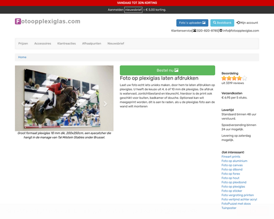 Fotoopplexiglas.com Logo