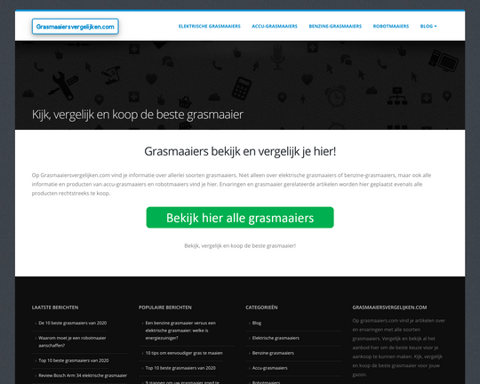 Grasmaaiersvergelijken.com Logo