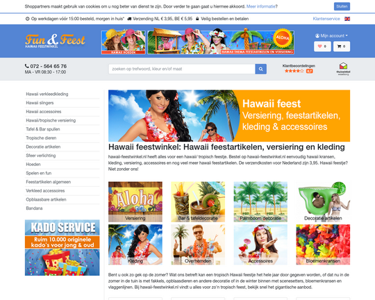 Hawaii-feestwinkel.nl Logo