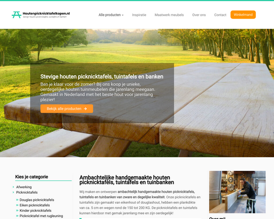 Houtenpicknicktafelkopen.nl Logo