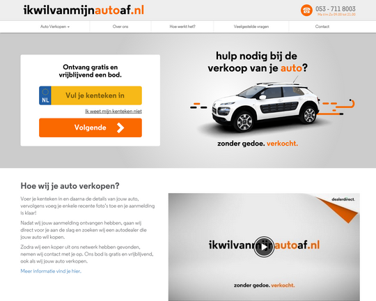 Ikwilvanmijnautoaf.nl Logo