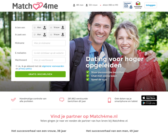 Match4me.nl Logo