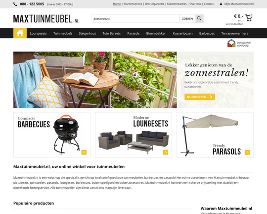 Maxtuinmeubel.nl Logo