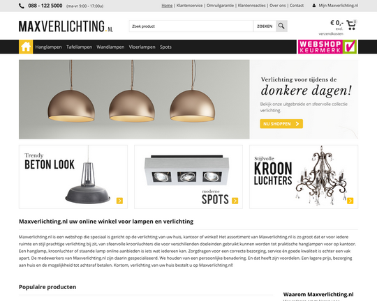 Maxverlichting.nl Logo