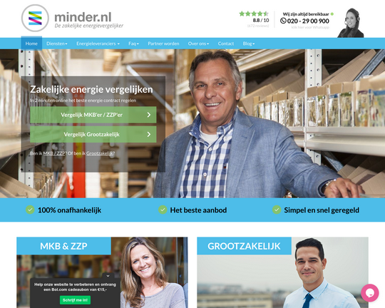 Minder.nl Logo