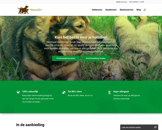 Natuurlijkedierenvoeding.nl Logo