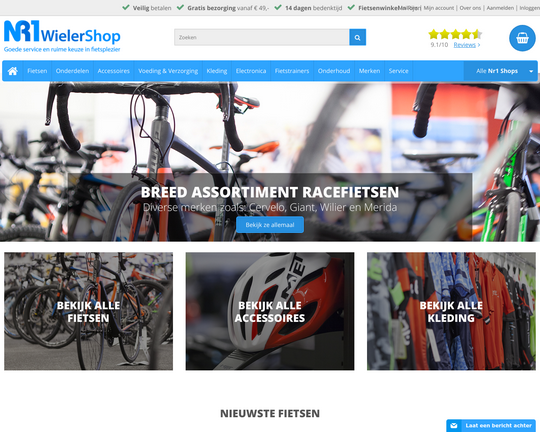 Nr1WielerShop.nl Logo