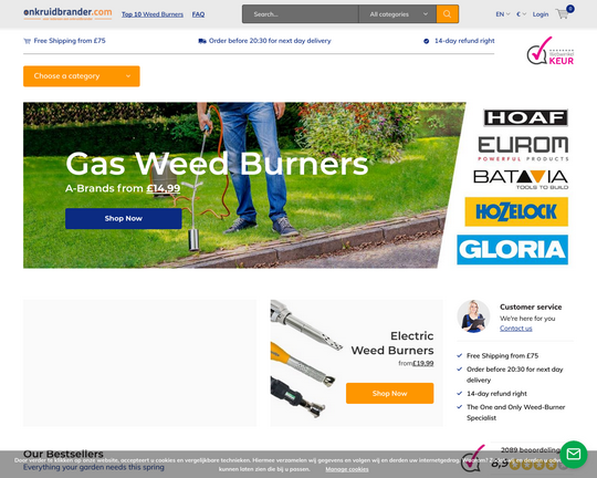 Onkruidbrander.com Logo
