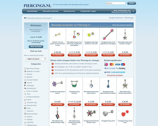 Piercings.nl Logo