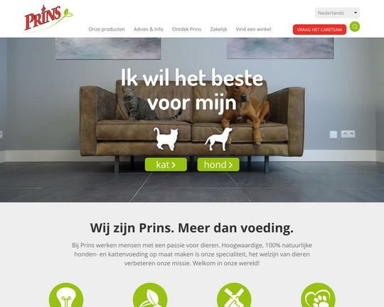 Prinspetfoods.nl Logo