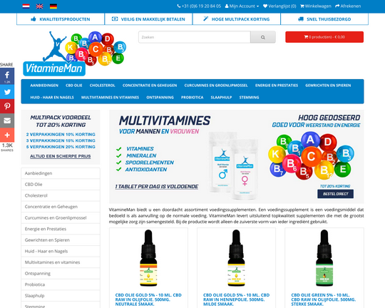 Vitamineman.nl Logo