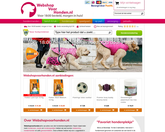 Webshopvoorhonden.nl Logo