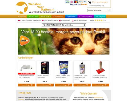 Webshopvoorkatten.nl Logo