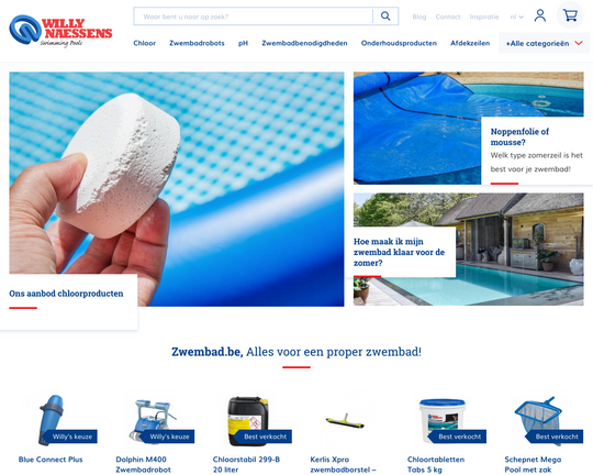 Zwembad.be/nl Logo