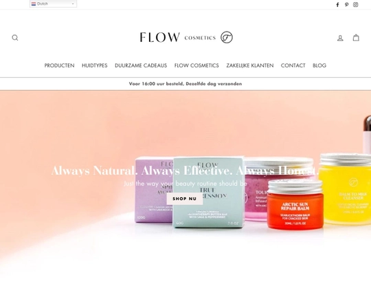 Flow-cosmetics.nl Logo