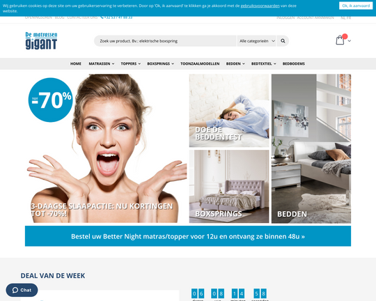 Matrassengigant.nl Logo