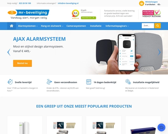 Mr-beveiliging.nl Logo