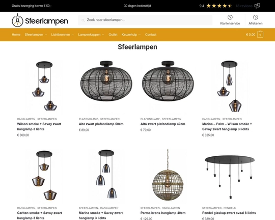 Sfeerlampen.nl Logo
