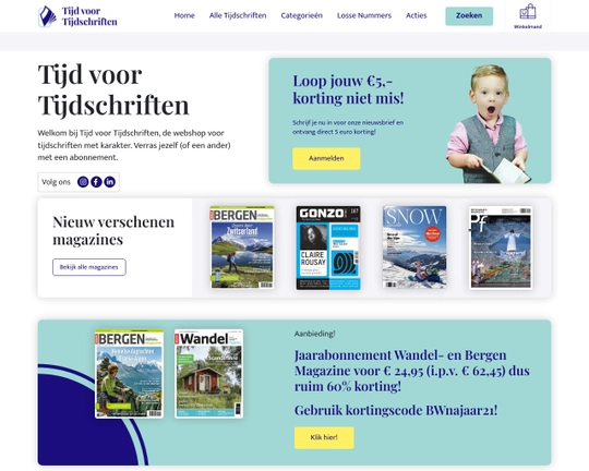 Tijdvoortijdschriften.nl Logo