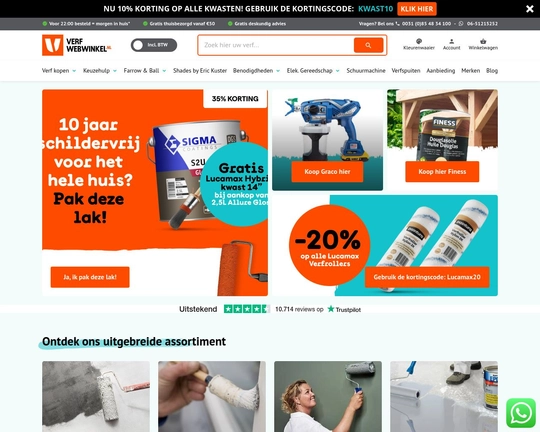 Verfwebwinkel.nl Logo