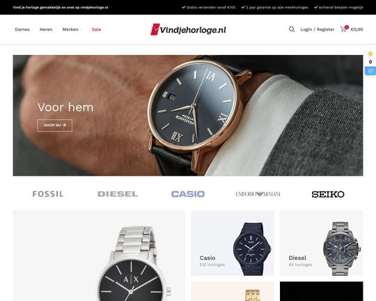 vindjehorloge.nl/ Logo