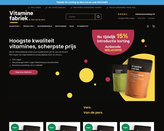 Vitaminefabriek.nl Logo