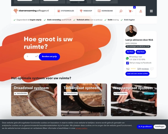Vloerverwarmingzelfleggen.nl